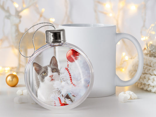 Personalisierbare Christbaumkugeln